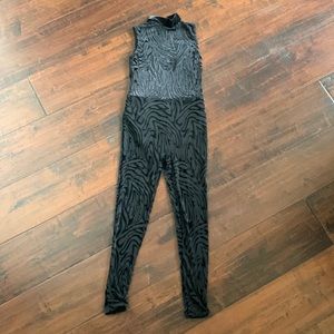 Weissman Black Leotard Costume LC